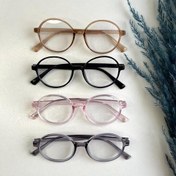 تصویر عینک بلوکات یونیسکس صورتی ضد اشعه 