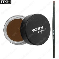 تصویر خط چشم ژلی (ژله ای) کاسه ای یورن قهوه ای Yorn La Forme Gel Eyeliner Copper 