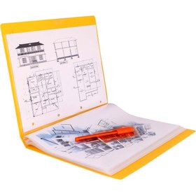 تصویر کلیر بوک 40 برگ پاپکو کد A4-40 