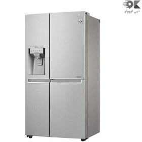 تصویر یخچال فریزر ساید بای ساید ال جی مدل  J34 ا LG Side by Side Refrigerator J34 LG Side by Side Refrigerator J34