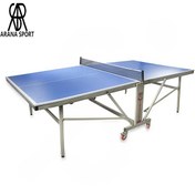 تصویر میز پینگ پنگ چهارچرخ ام دی اف 16 میل TT16 با تورگیره و کاور TT16 4-Wheel MDF 16mm Ping Pong Table with Cover and Net Holder