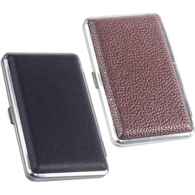 تصویر جعبه سیگار چرمی بزرگ 