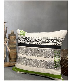 تصویر کوسن دوکاج سبز 