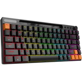 تصویر کیبورد گیمینگ مکانیکی 84 کلید Porodo PDX226 - مشکی Porodo PDX226 Gaming 84 Keys Mechanical Gaming Keyboard