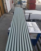 تصویر دیوارپوش ترمووال MDF رنگ سبز پاستیلی 