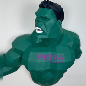 تصویر مجسمه دکوراتیو هالک - 1متر و 80 سانتی متر / زرد Hulk Decorative Sculpture