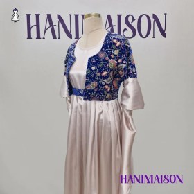 تصویر لباس کردی کمر چین دار هانی مزون 