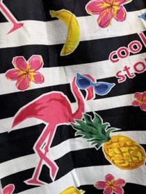 تصویر حوله پانچو فلامینگو 