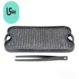 تصویر تابه گریل چدنی یونیک مستطیل 42 سانتیمتری UN-6013 