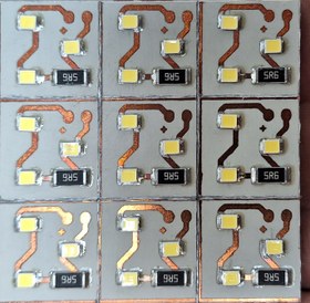 تصویر پی سی بی ۱۲ ولت ۳ وات کوچک 