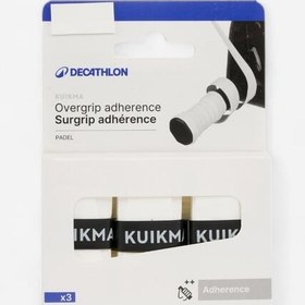 تصویر اورگریپ پدل-kuikma Padel Overgrip Adherence-سفید kuikma-padel-overgrip-adherence-white
