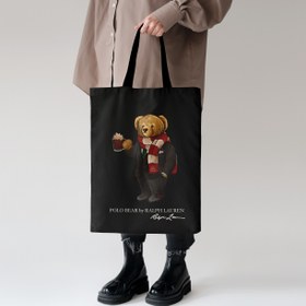 تصویر توت بگ تدی teddi bear tote bag