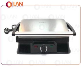 تصویر گریل برقی دو طرفه یورولوکس مدل EU-SM6566 Eurolux electric grill model EU-SM6566