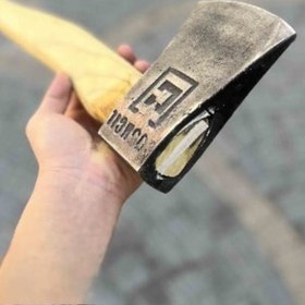 تصویر تبر مدل آمریکایی | تبر سنگین کمپینگ و طبیعت‌گردی مقاوم و حرفه‌ای 