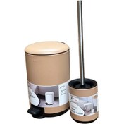 تصویر ست سطل و فرچه 3 لیتر طرح بارابانتیا پدالی کد 855 