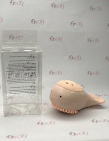 تصویر فیس براش دستی سیلیکونی نهنگ - Whales Cosmetics Brush 