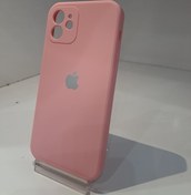 تصویر گارد سیلیکونی اصلی مدل Iphone 12 - نارنجی The original silicone guard of the Iphone 11 model