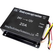 تصویر کانورتر 24V DC TO 12V DC 20A ا مبدل ولتاژ 24 به 12 ولت 20 آمپر مبدل ولتاژ 24 به 12 ولت 20 آمپر