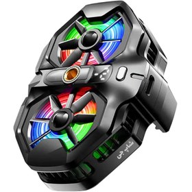 تصویر فن خنک کننده موبایل ممو مدل DL21 دوقلو رادیاتوری 