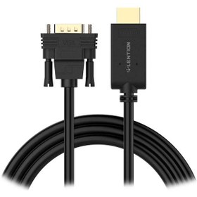 تصویر مبدل لنشن HDMI به VGA LENTION HDMI TO VGA CB-HV