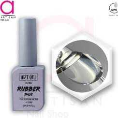 تصویر رابر بیس(لمینت)کاشت ناخن کلییر کد ۱ آرت ژل Artgel 