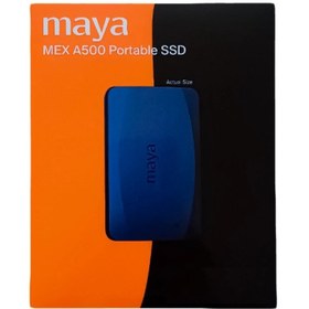 تصویر اس اس دی مایا MEX A250 با ظرفیت 250 گیگابایت Maya MEX A250 250GB USB 3.2 External SSD