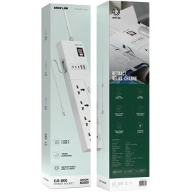 تصویر چند راهی برقی گرین لاین Green Lion GS-800 Power Socket 2M 3500W 