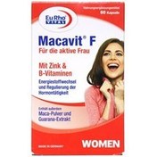 تصویر کپسول ماکاویت اف یوروویتال ۶۰ عددی مخصوص بانوان 