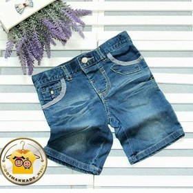 تصویر شلوارک جین بچگانه برند153GAP - سایز ۵ GAP brand children's denim shorts