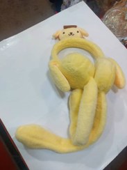 تصویر گوشبند پمپی وارداتی - سفید 