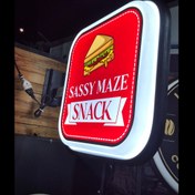 تصویر تابلو لایت باکس مربع دو طرفه 