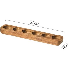 تصویر جا تخم مرغی چوبی 003 