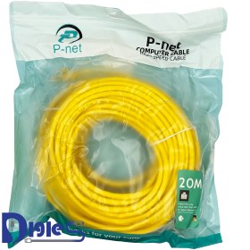 تصویر کابل شبکه P-NET CAT-6 20M 