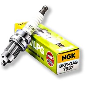 تصویر شمع موتور سمند EF7 دوگانه سوز ان جی کی 