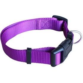 تصویر گردن‌بند نایلونی پت بنفش برند generic Nylon Pet Collar Purple