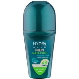 تصویر رولان ضد تعریق آقایان مدل Super Fresh حجم 50میل هیدرودرم Hydroderm Men Super Fresh Deo Roll On 50ml