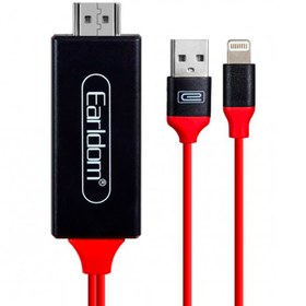 تصویر کابل مبدل Lightning به HDMI برند ارلدام مدل ET-W5 طول 2m 