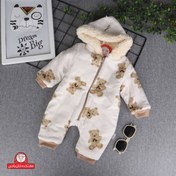 تصویر سرهمی زیپی تمام چاپ تدی 