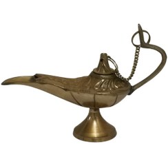 تصویر چراغ جادو پیسوز مینیاتوری برنجی 