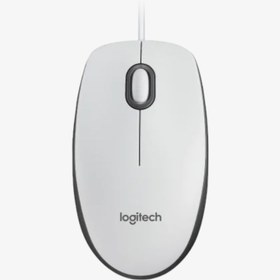 تصویر ماوس لاجیتک مدل M100 USB WHITE 