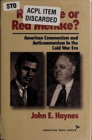 تصویر دانلود کتاب Red Scare Or Red Menace?: American Communism and Anticommunism in the Cold War Era 1995 کتاب انگلیسی ترس قرمز یا تهدید قرمز؟: کمونیسم آمریکایی و ضد کمونیسم در دوران جنگ سرد 1995