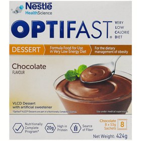 تصویر پودر دسر رژیمی اپتی فست نستله 8 عددی Nestle Optifast Diet Dessert