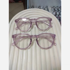 تصویر عینک بلوکات بنفش کد 607 