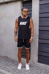 تصویر ست ورزشی مردانه نایک بارات سوزنی کشی کد 2952 