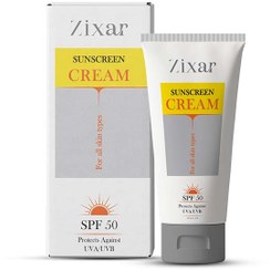 تصویر کرم ضد آفتاب بی رنگ SPF50 زیکسار 