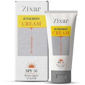 تصویر کرم ضد آفتاب بی رنگ SPF50 زیکسار 