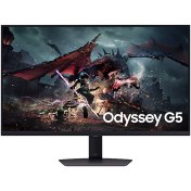 تصویر مانیتور گیمینگ سامسونگ Odyssey G5 G50D سایز ۳۲ اینچ QHD ۱۸۰ هرتز 