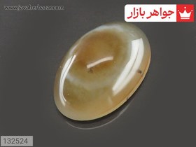 تصویر نگین عقیق باباقوری هندی زیبا کد 132524 