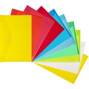 تصویر پوشه دکمه دار سایز A4 رنگی 