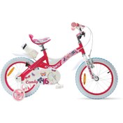 تصویر دوچرخه کودک قناری مدل Candy سایز ۱۶ رنگ صورتی 